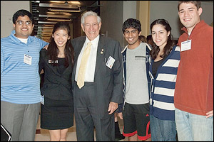 Dr. Fischell with Students 